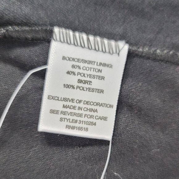 Dollie & Me Doll Dress Black Check Pink Top Bow Flower Rhinestone Set of Two - Picture 7 of 7